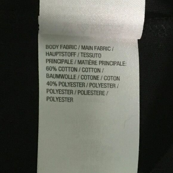 Quacker Factory black rhinestone ring neckline elbow sleeves versatile top - Picture 6 of 6